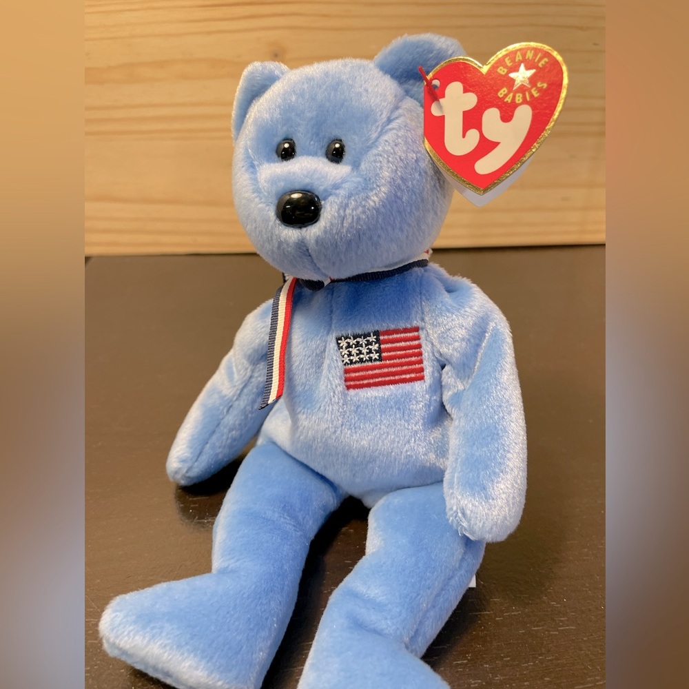 America, 2001 Beanie Baby - blue // 3/$38